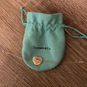 Tiffany & Co Heart Tag Double Chain Bracelet